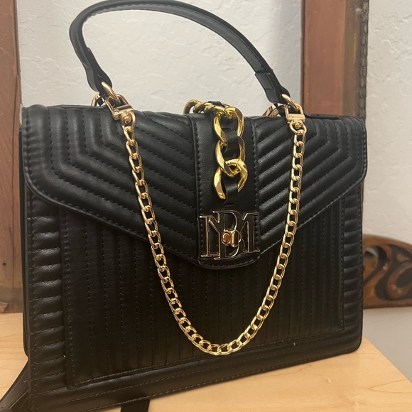 Badgley Mischka Bags 8 Nwt Badgley Mischka Black Quilted Vegan